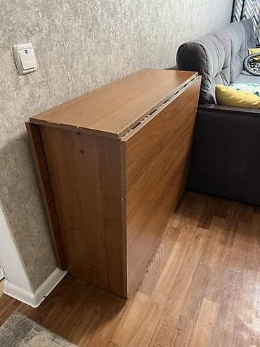 складной кухонный стол: Стол трансформер Для кухни, Стол-книжка, цвет - Коричневый — 1