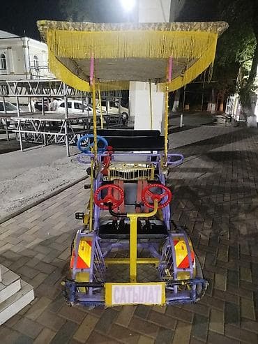 Бизнес үчүн жабдуулар: СРОЧНО СРОЧНО СРОЧНО САТЫЛАТ! Прокатный семейный веломобиль (4 места) — 4