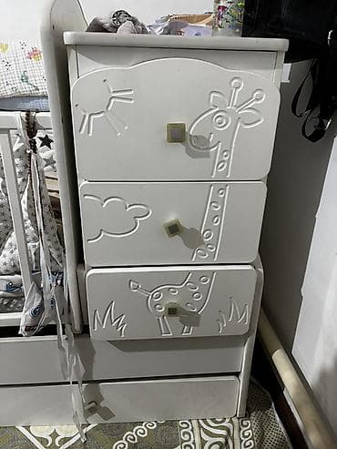 Ширмы, перегородки: Детская кровать трансформер, Другой тип, цвет - Белый — 2