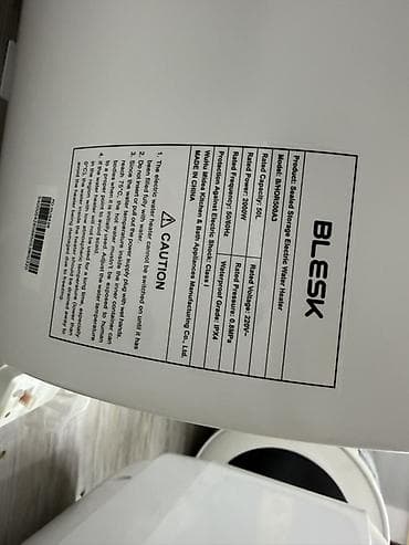 neta s: Накопительный водонагреватель Объем бака: 50 л, Blesk, Электрический, Регулятор температуры, Эмалированная сталь, Новый — 2