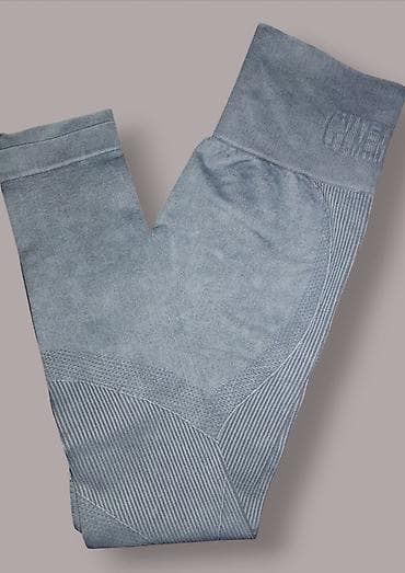 Бесшовные спортивные легинсы с высоким поясом - Цвет: серо‑графитовый