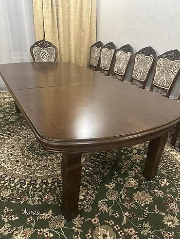 охотничий стол: Стол и стул для зала, Б/у, Самовывоз, цвет - Коричневый — 1