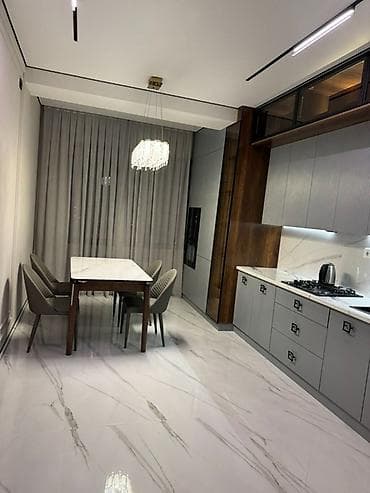 binar: 2 комнаты, 79 м², Асанбай мкр Элитка, 13 этаж, Дизайнерский ремонт — 3
