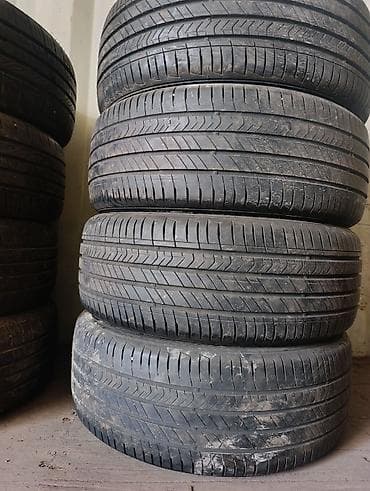 w210 55: Шины 215 / 55 / R 17, Лето, Б/у, Комплект, Легковые, Корея, Kumho — 1