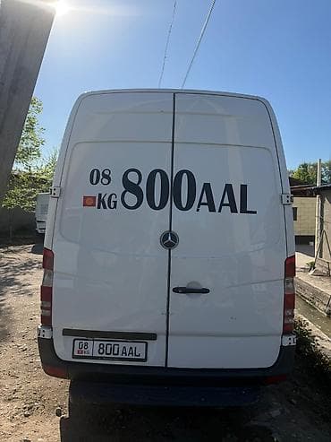 mazda demio двери: Mercedes-Benz Sprinter, белый фургон (длинная база, высокий потолок) — 4