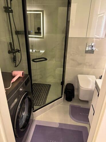 чокана валиханова: Студия, Душевая кабина, Постельное белье, Кондиционер — 7