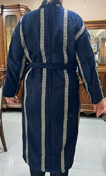 домашние халаты больших размеров: Халат мужской турецкий, размер XL - б/у — 2
