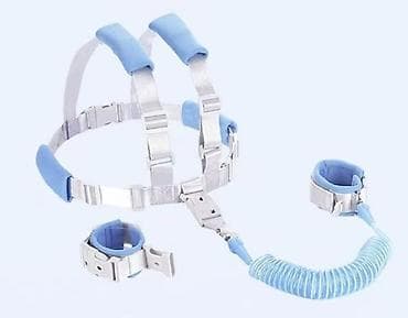 Детский страховочный поводок-уздечка. Поводок наручники. Это