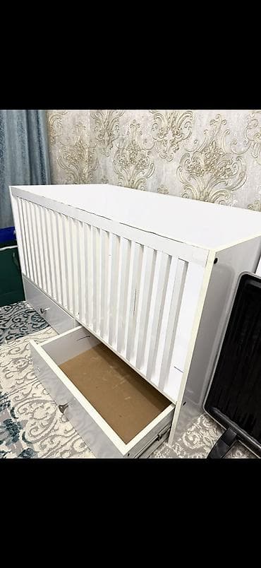 Детская односпальная кровать, Новый, Для девочки, Для мальчика, С бортиком, МДФ, Самовывоз