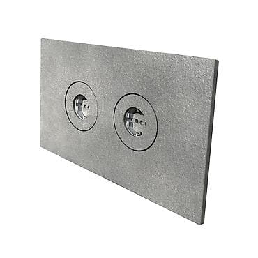 Чатырдын үстүн жабууга арналган материалдар: Розетки, выключатели, кнопки инсталляции из керамогранита на заказ — 5