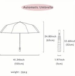 кошелек мужской кожаный ручной работы: Автоматический складной зонт Xlaomi Style с 10-реберной конструкцией и — 3