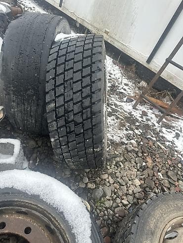 Шины и диски: Колеса в сборе R 22,5, Б/у — 3