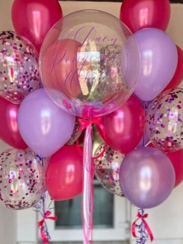 купить гелевый балон для шаров: Геливые шары Шарики на заказ Выписка из роддома День рождения Юбилей — 15
