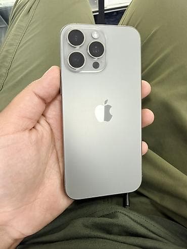 IPhone 16 Pro Max, Б/у, 256 ГБ, Natural Titanium, 93 %