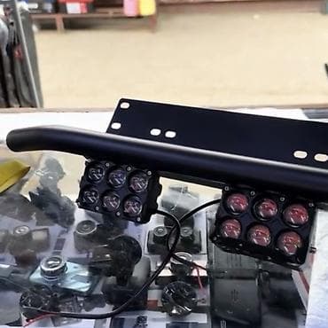 туманик 210: Крепление для номерного знака с дугой под кенгурятник + светодиодные — 2