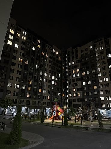 osh flat: 2 комнаты, Тунгуч мкр Собственник, Без животных, от 6 месяцев, С мебелью частично — 1