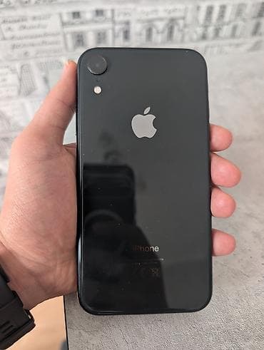 poco c55: IPhone Xr, Б/у, Черный, 75 % — 2