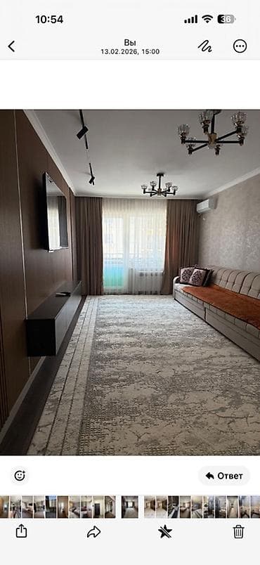 аренда квартир баха: 3 комнаты, 90 м², 108 серия, 5 этаж, Дизайнерский ремонт — 4