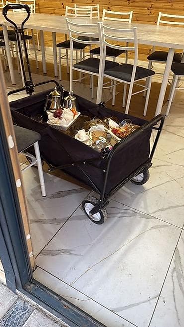 складной ящик: Складная хозяйственная тележка-возок. - Вместительная тканевая — 1