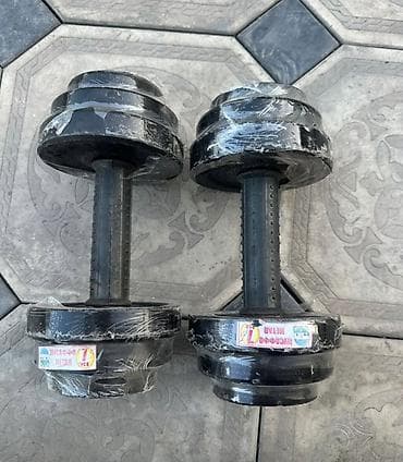 дом дракона: Разборные гантели с металлическими блинами - Комплект: 2 гантели. - — 1