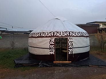 юрты продаю: Предлагается традиционная юрта с прочным деревянным основанием — 1