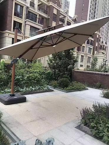 led light: Зонты на боковой опоре для - частных домов - кафе и летних площадок - — 5