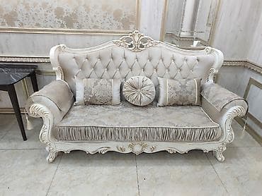 продажа мягкая мебель: Комплект мягкой мебели, Новый, Бесплатная доставка, цвет - Бежевый — 2