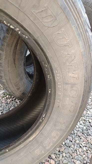 titan diski: Шины 285 / 60 / R 18, Всесезонная, Б/у, Внедорожные (АТ/МТ), Dunlop — 4