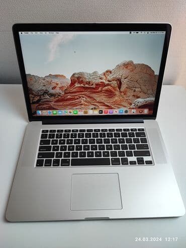 macbook на запчасти: Ноутбук, Apple, 16 ГБ ОЭТ, Intel Core i7, 15.4 ", Колдонулган, Жумуш, окуу үчүн, эс тутум SSD — 1