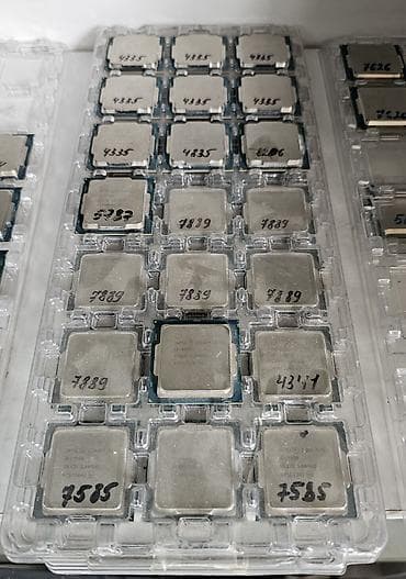 Процессоры intel i5 4570 - 1600c. i7 4771 - 3500c. i5 7500 - 3200c i7
