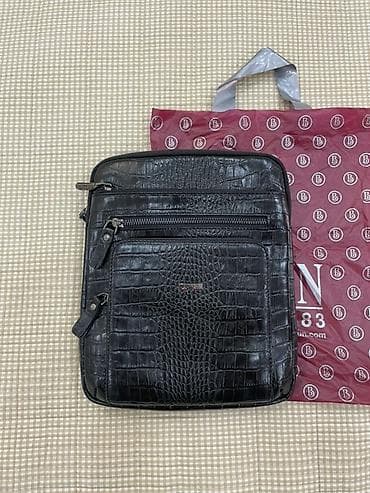 изделия из кожи: Классическая сумка, Butun, Материал: Натуральная кожа, Регулируемый ремень, Мужские, Новый — 2