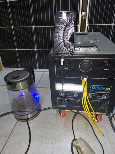 колонка усилитель микшер: Портативная электростанция в корпусе серого и черного цвета. Оснащена — 10