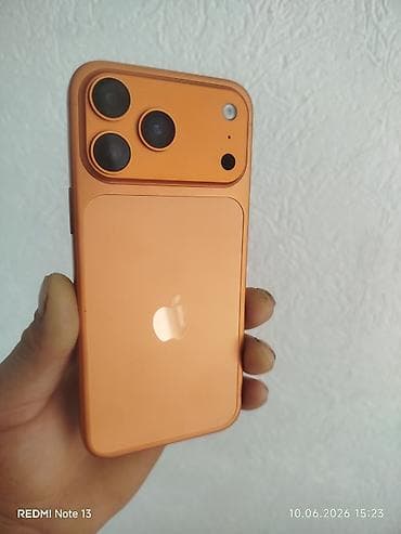 Мобильные телефоны и аксессуары: IPhone 17 Pro Max, Новый, 1 ТБ, Оранжевый, Коробка, 100 % — 2