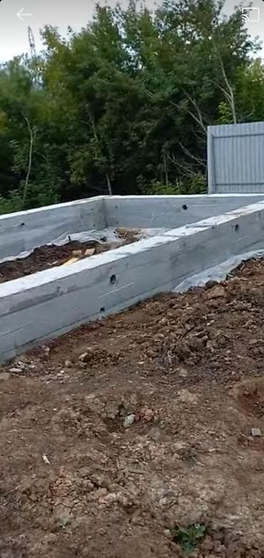 Оңдоп-түзөө жана курулуш: Ленточный фундамент для дома/бани - Тип: монолитный железобетонный — 3