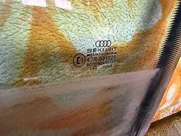 Крылья и комплектующие: Стекло Переднее левое Audi, 1992 г., Б/у, Оригинал — 1