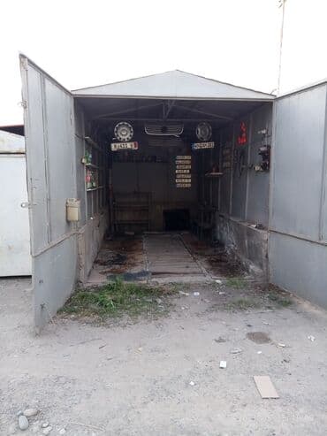 18 м², Металлический | Смотровая яма, Охрана, Разборной