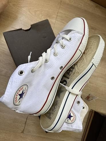 Мырзалардын бут кийими: Эркектердин кроссовкасы, 43, Converse, Жаңы, түсү - Ак, Өзү алып кетүү, Акылуу жеткирүү — 1