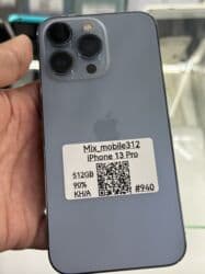 IPhone 13 Pro, Б/у, 512 ГБ, Голубой, Защитное стекло, 90 % at lalafo.kg IPhone 13 Pro, Б/у, 512 ГБ, Голубой, Защитное стекло, 90 %