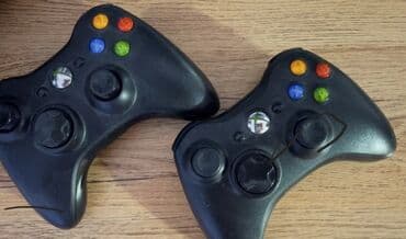 iphone xr цена в бишкеке бу: Беспроводной геймпад 2 шт Xbox 360 (черный) продам с батареи 🔋 1800сом — 1