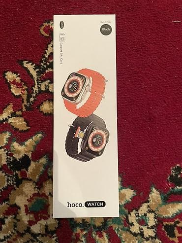 мужские ручные часы: Смарт‑часы Hoco Watch (цвет: Black) Ни разу не пользовался - Поддержка — 1