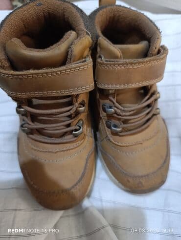 хорошая детская обувь: Удобные детские ботинки из коричневой кожи, идеально подходящие для — 1