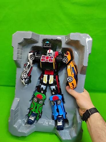 Детская одежда и обувь: Тобот Магма 6 большой робот игрушка🌟 Комплектация товара: 6 машинок — 3