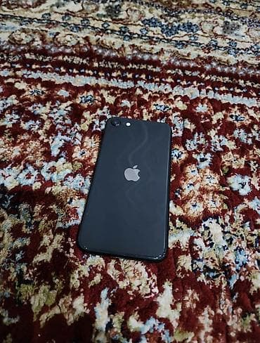 redmi note 9 lalafo: IPhone SE 2020, Б/у, 64 ГБ, Черный, Защитное стекло, Чехол, 72 % — 1