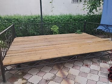 болук: Тапчан 3500 x 2000 x 800 м, Металл — 3