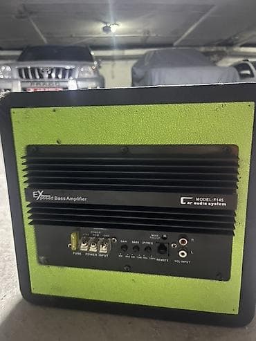 Автоунаа акустикасы: Активный автомобильный сабвуфер в корпусе с фазоинвертором — 2