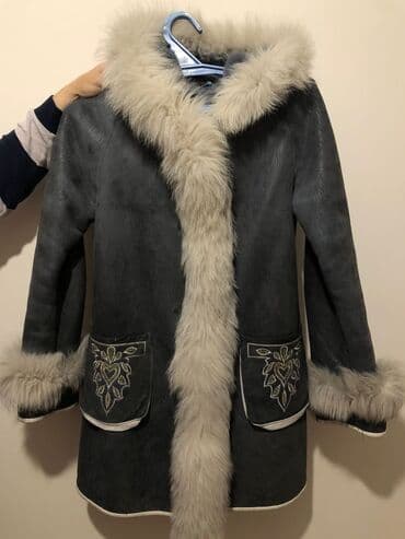 зимняя куртка бишкек: Шуба, Түлкү, Тизеден, Капюшону бар, L — 3