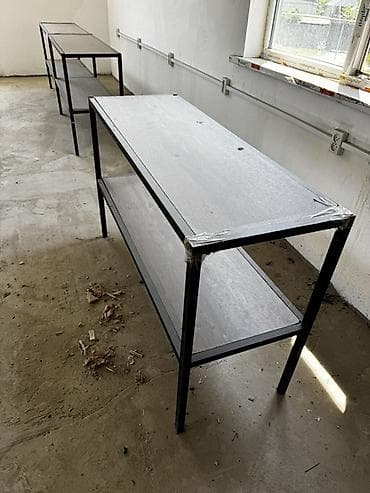 меттлер: Металлические стеллажи/консоли в индустриальном стиле — 2