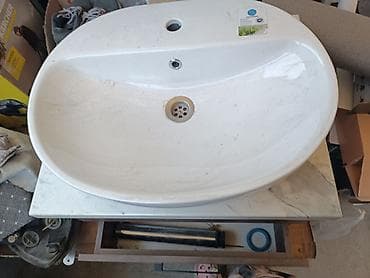 Кирпич, строительные блоки: Раковина для ванной, Материал: Керамика — 4