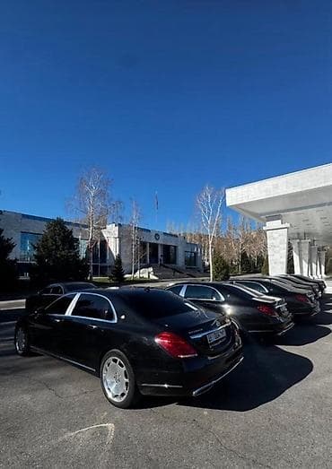 крыша жабаыз: Сдаю Mercedes-Benz S-Class для кортежа, С водителем, Седан — 5