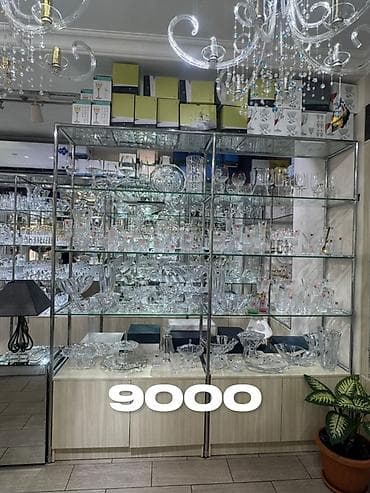 зеркала на полный рост: Витрины/стеллажи для магазина посуды и декора Каркас — металл/ЛДСП — 3